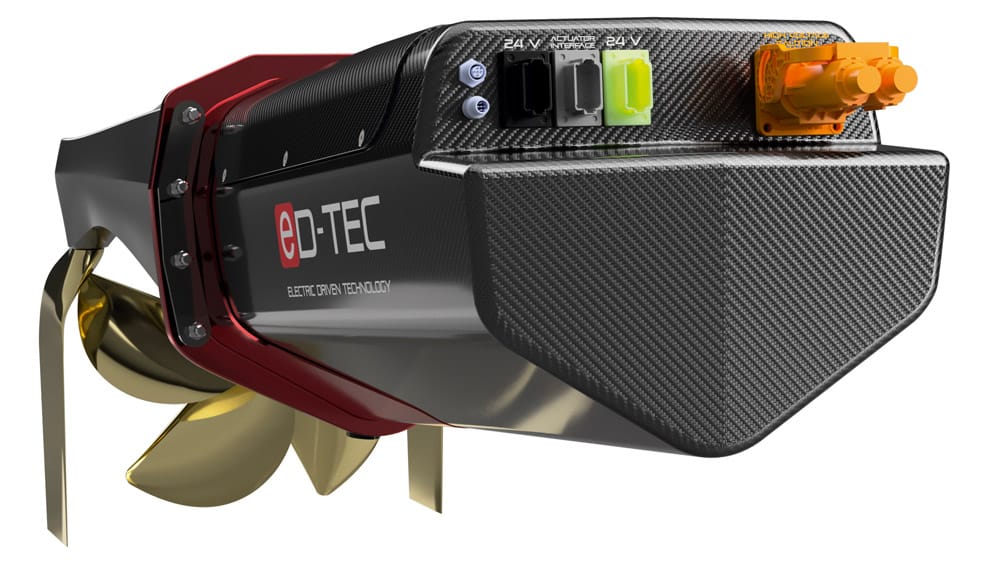 eD-TEC 32 C-Ultra - The drive is designed to be a sealed plug in unit.