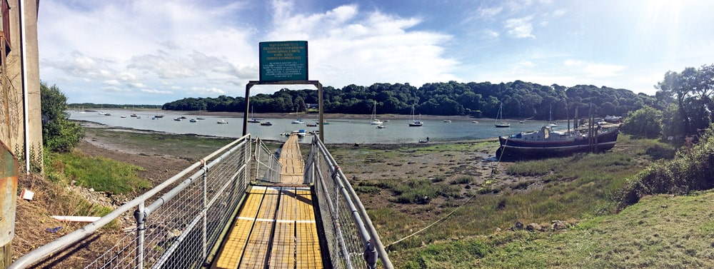 The Jetty at Lawrenny Quay.