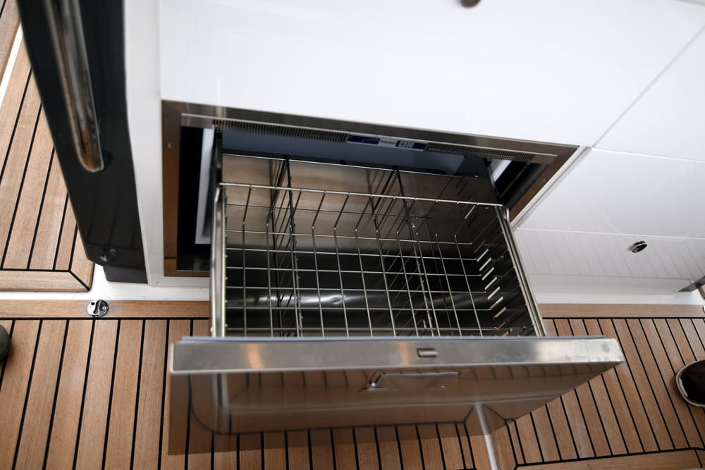 A big pull-out fridge.