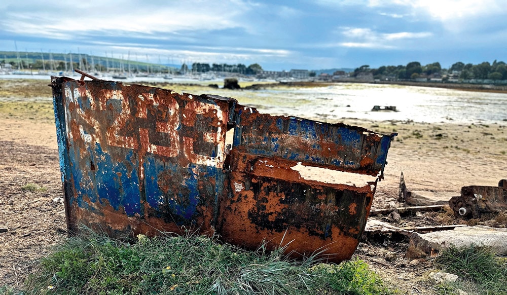 Relics of the harbour’s history.