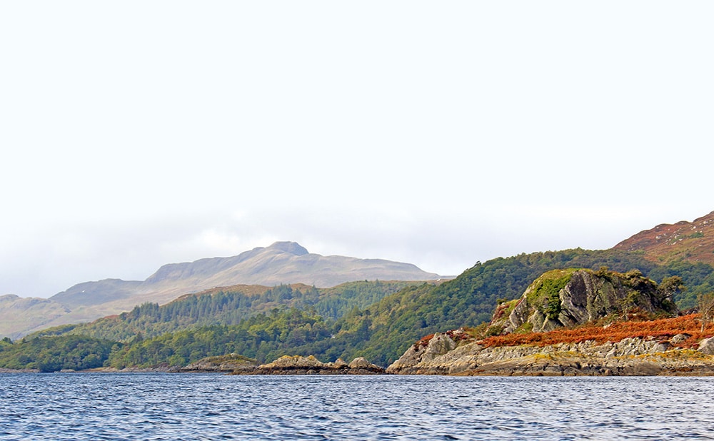 Loch Sunart, Ben Hiant in the distance.