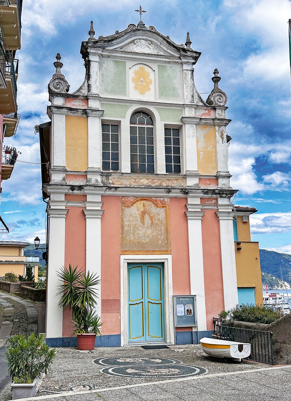 One of the many churches in Santa Margherita Ligure.La Spezia