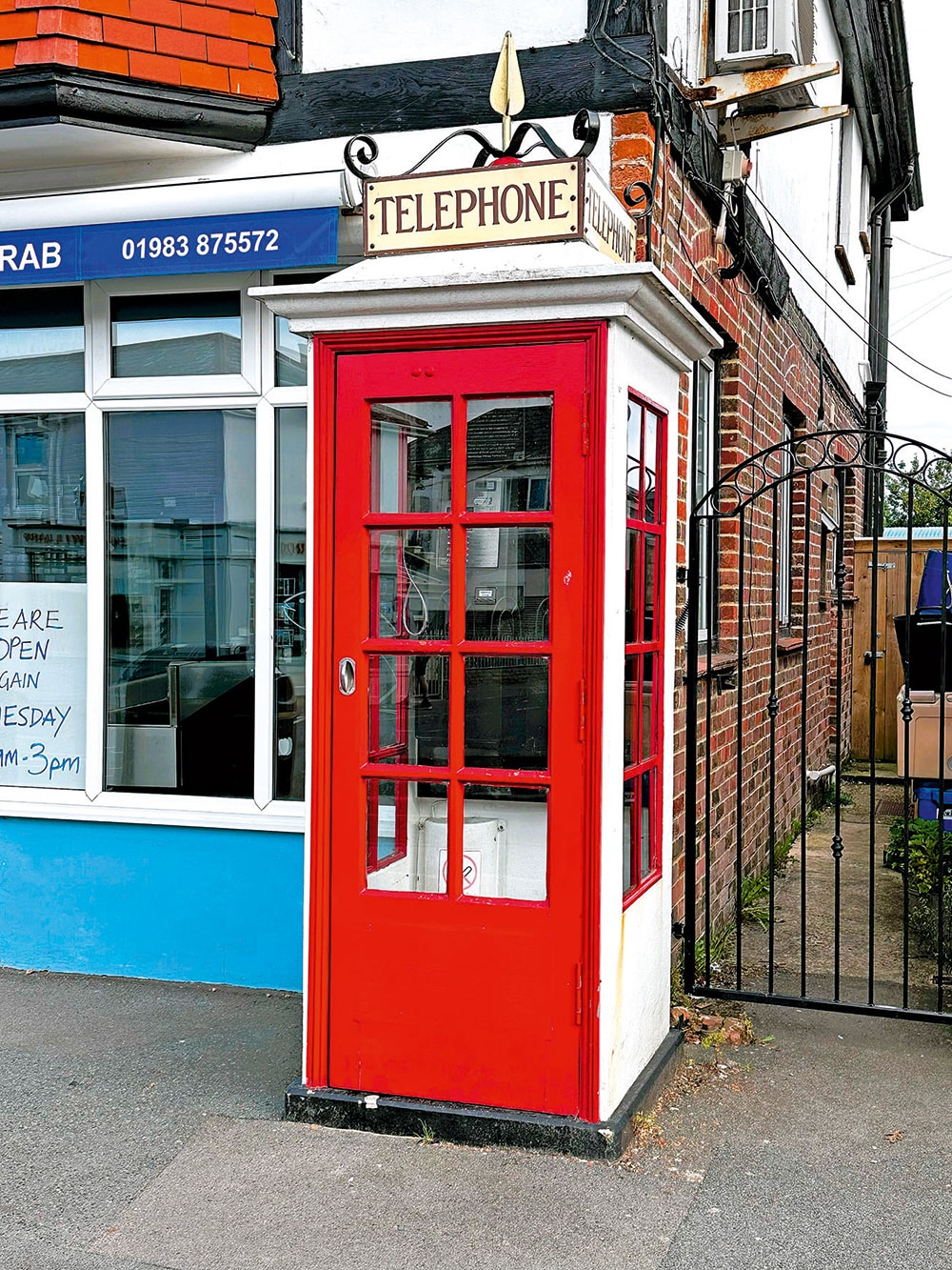 A phone box with a twist.