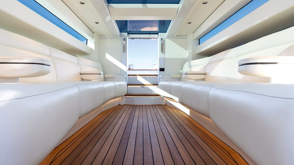 Compass tender interior 10.3m Limousine MY Jester tender & MY Infinite Jest tender