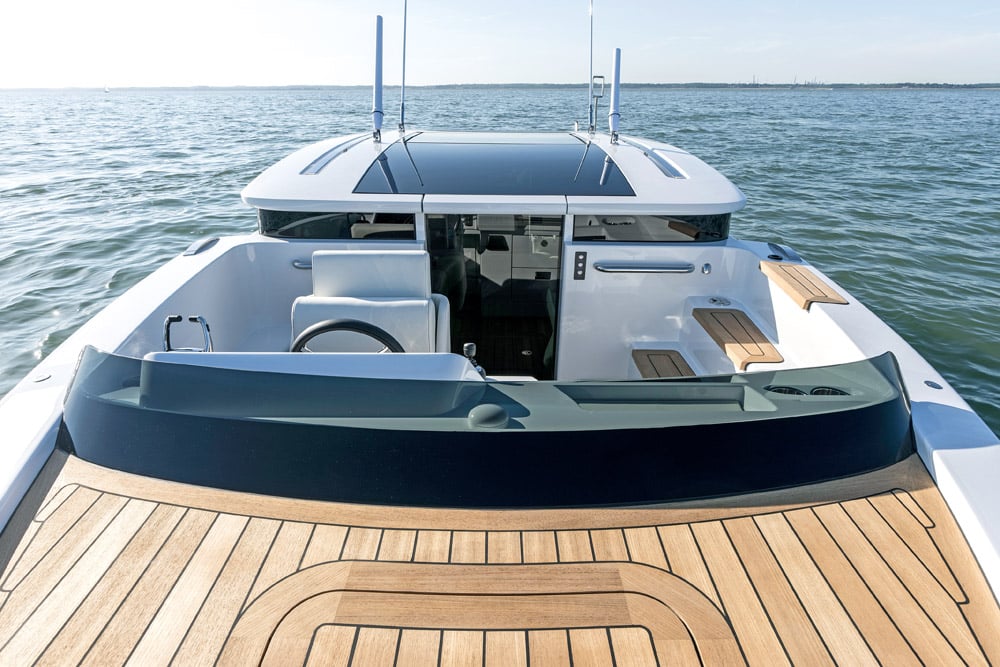 Compass tender deck 10.3m Limousine MY Jester tender & MY Infinite Jest tender