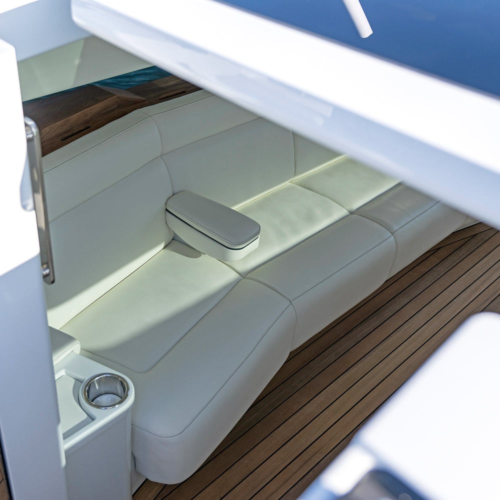 Compass tender interior 10.3m Limousine MY Jester tender & MY Infinite Jest tender