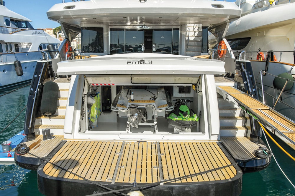 Particular care is needed if storing lithium powered ‘toys’ in a vessel’s garage.