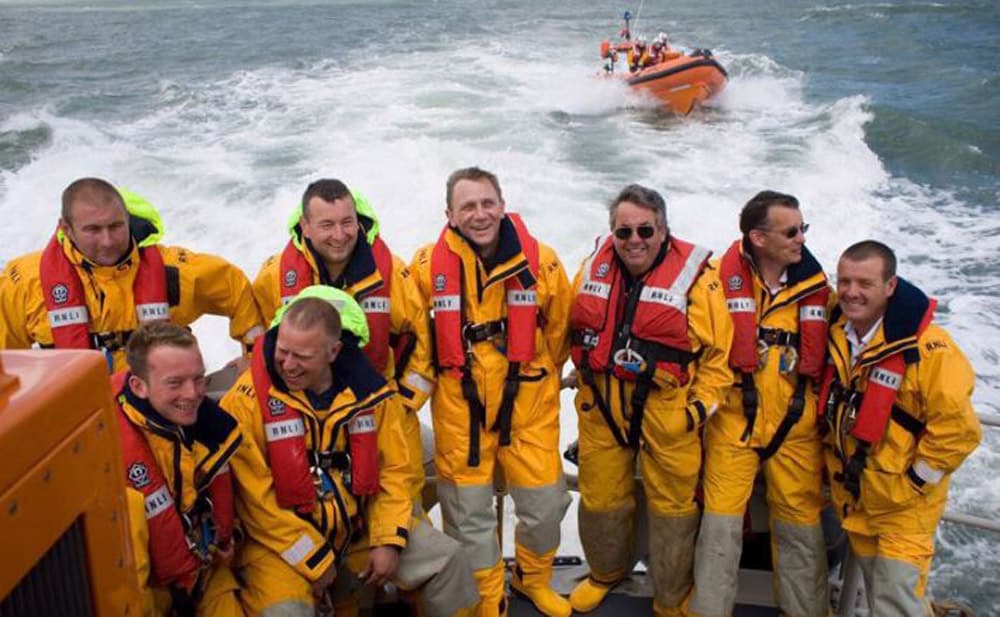Daniel Craig with Ramsgate RNLI